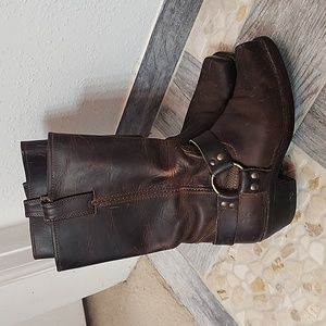 Frye harness boots